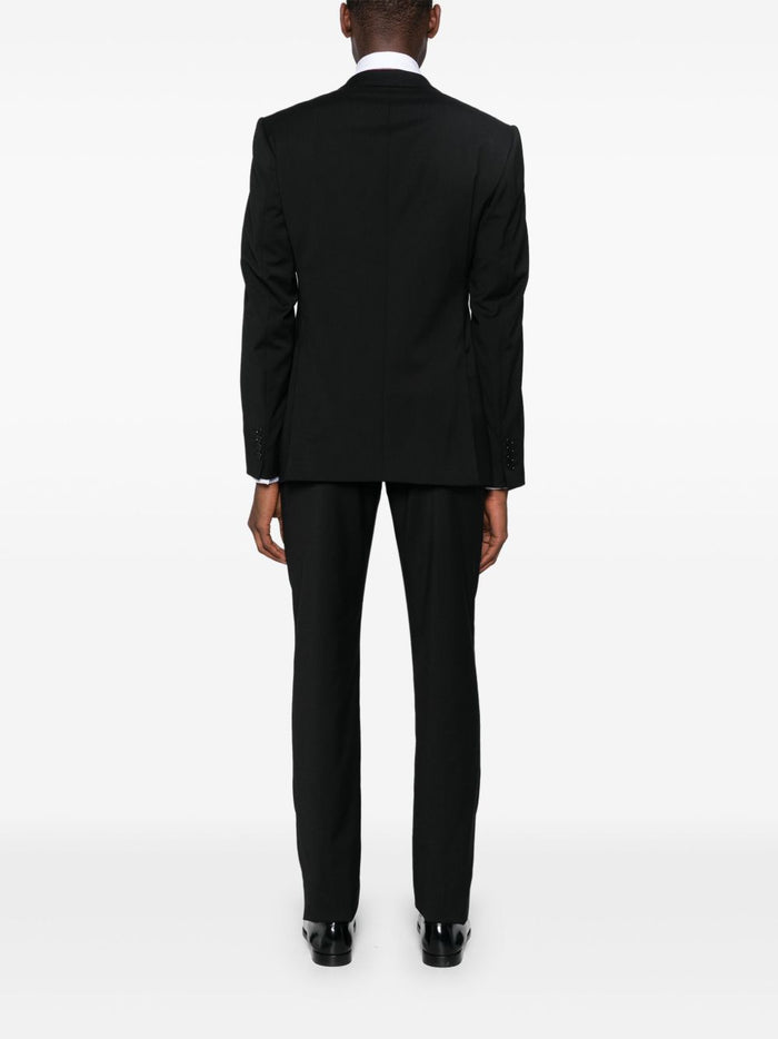 Emporio Armani Suit Nero Virgin Wool