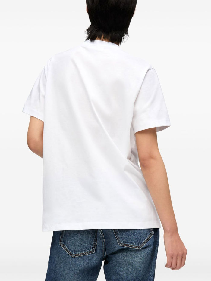 Ganni T-Shirts And Polos White Fabric