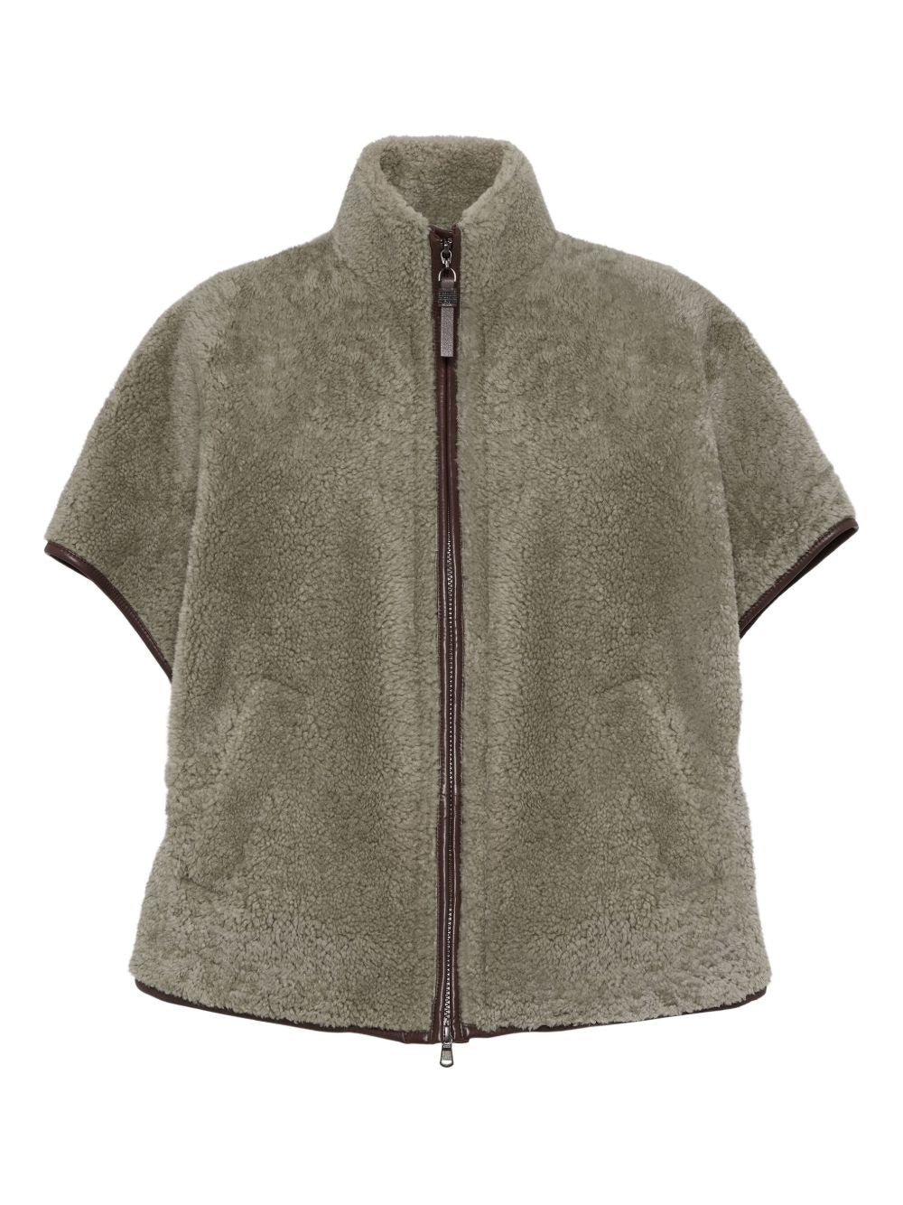 Brunello Cucinelli Jackets Marrone Leather