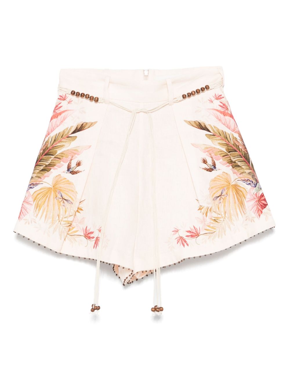 Zimmermann Shorts Beige Linen