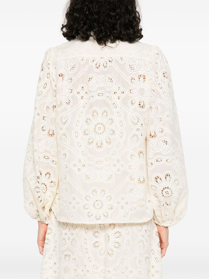 Zimmermann Shirts Ivory Polyester