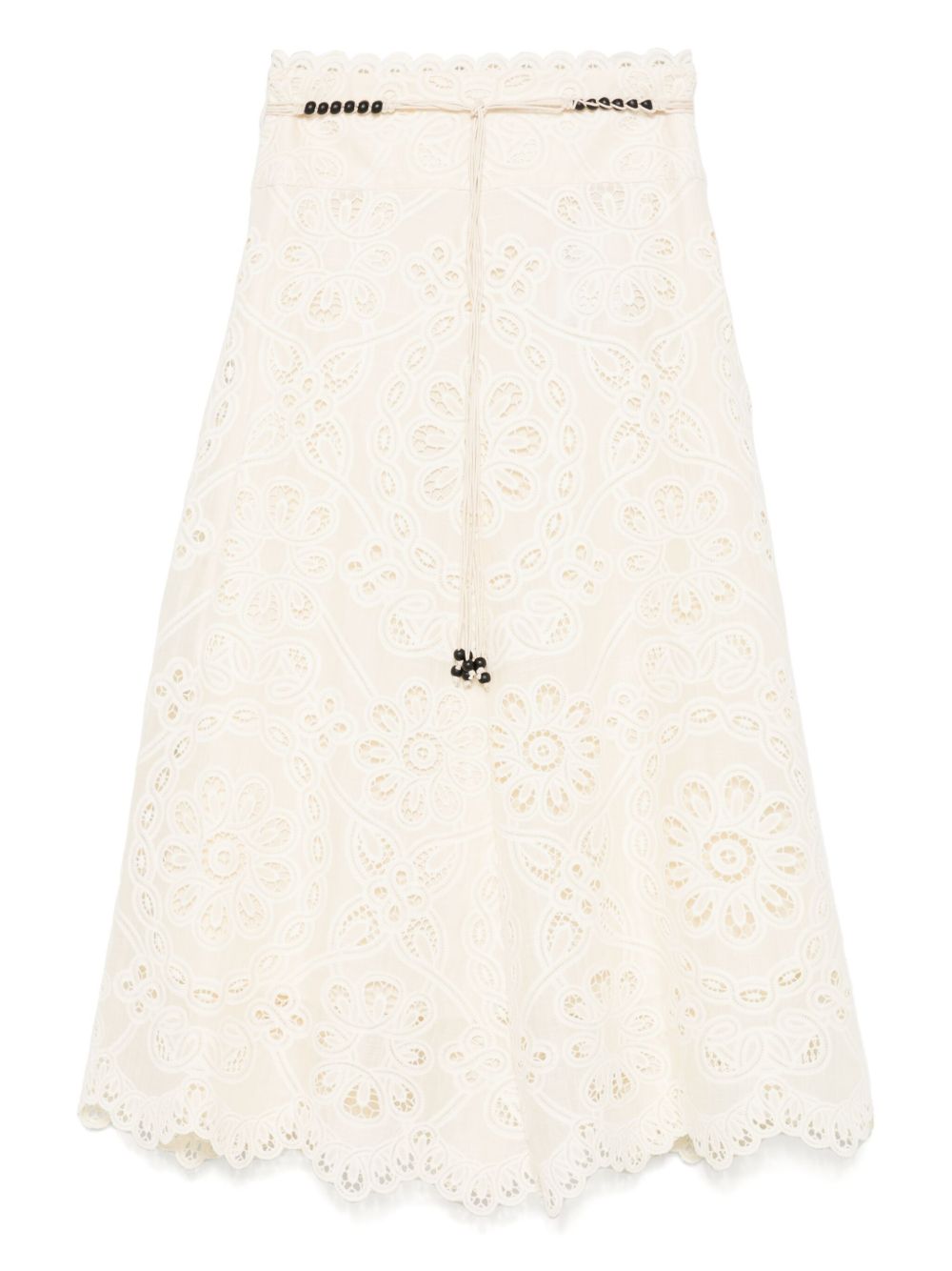 Zimmermann Skirts Ivory Polyester