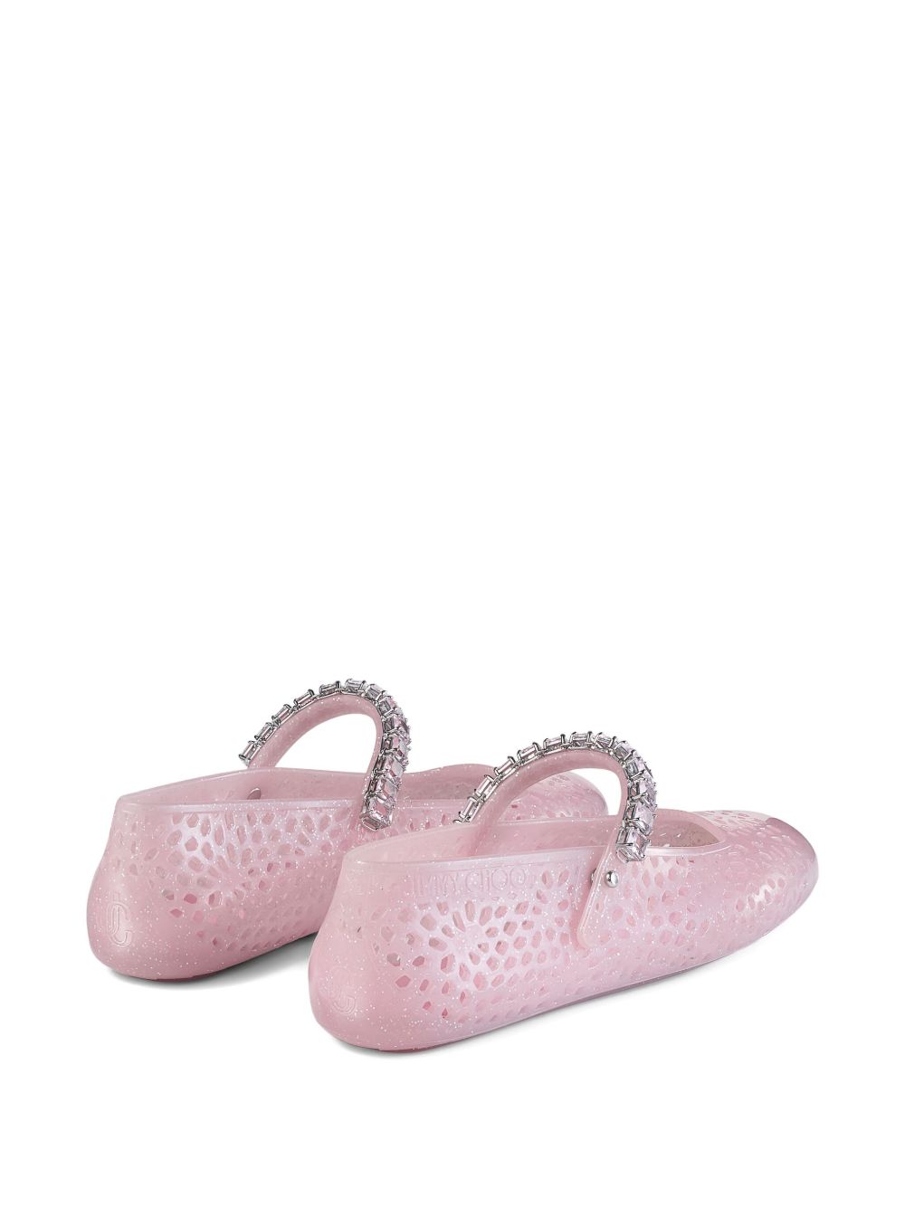 Jimmy Choo Flat shoes Pink Polyurethane