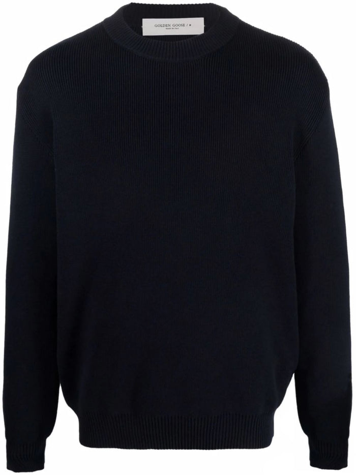 Golden Goose Sweaters Blue Cotton
