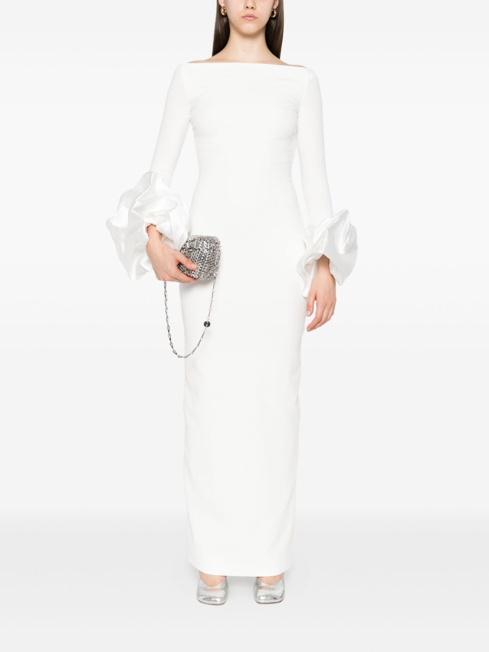 Solace London Dresses Beige Polyester