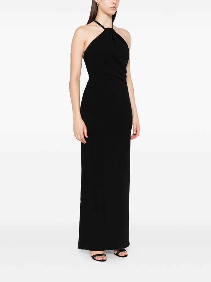 Solace London Dresses Black Polyester