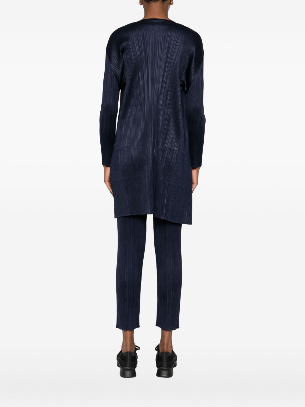 Pleats Please Sweaters Blue Polyester