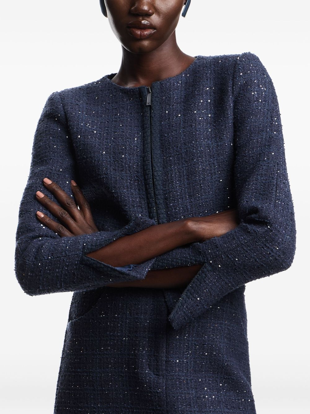 Emporio Armani Jackets Blue Acrylic
