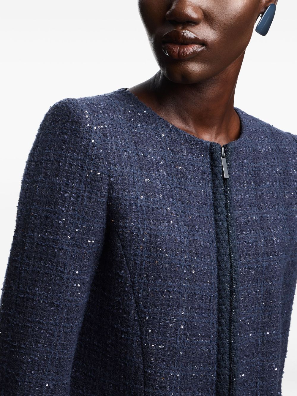 Emporio Armani Jackets Blue Acrylic