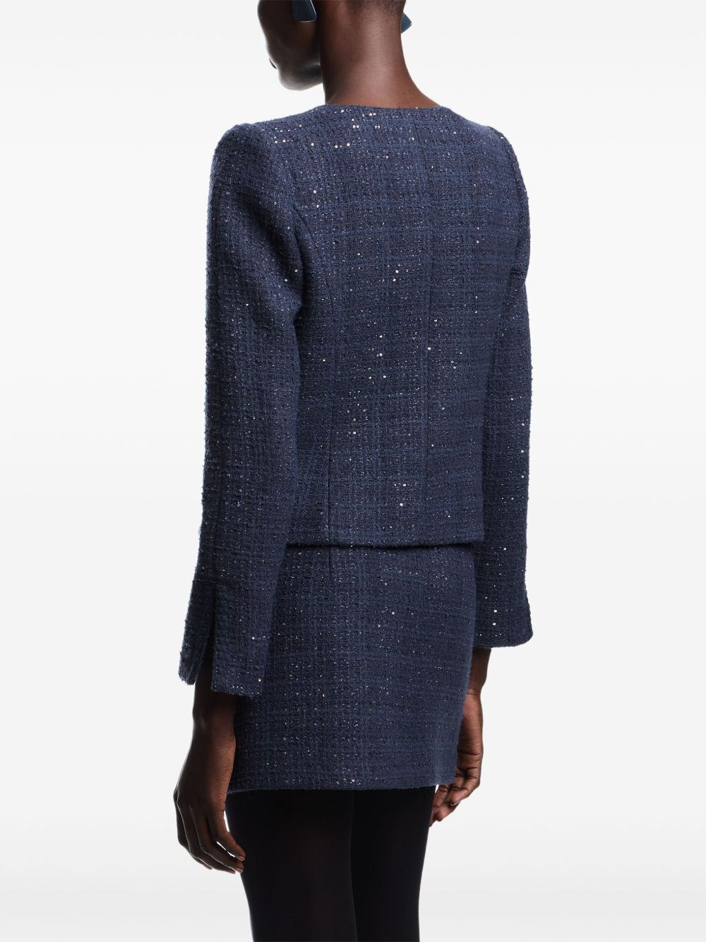 Emporio Armani Jackets Blue Acrylic