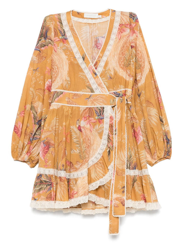 Zimmermann Ascension Ruffle Mini Dress