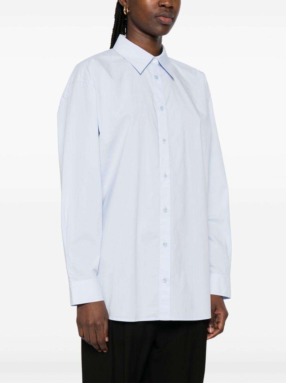 Toteme Pre Shirts Clear Blue Cotton