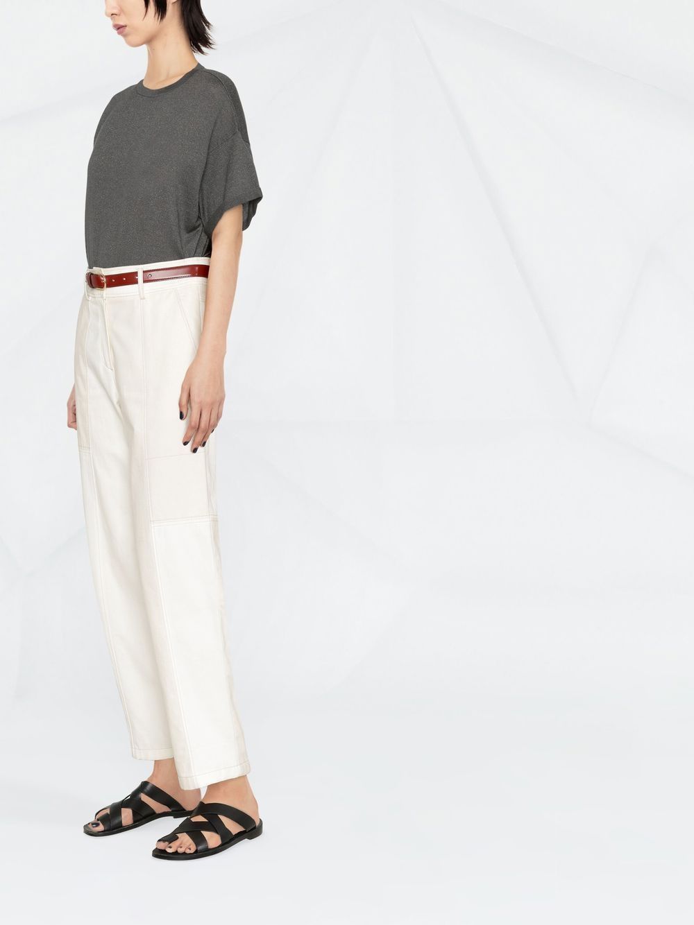 Brunello Cucinelli T-Shirts And Polos Grigio Cotton
