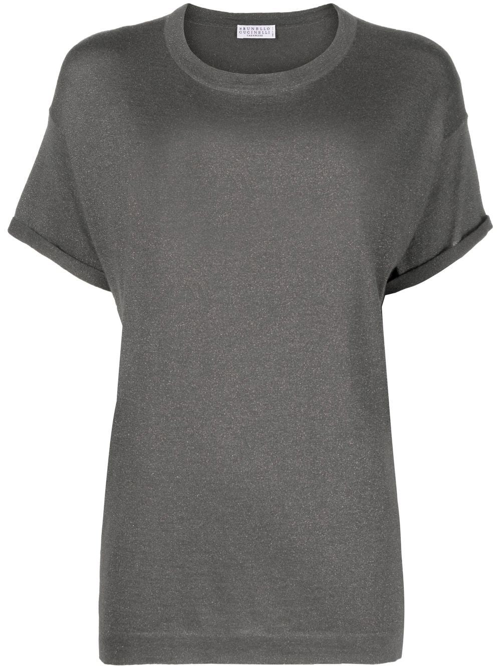 Brunello Cucinelli T-Shirts And Polos Grigio Cotton