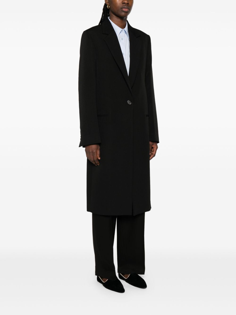 Toteme Pre Coats Black Wool Rws
