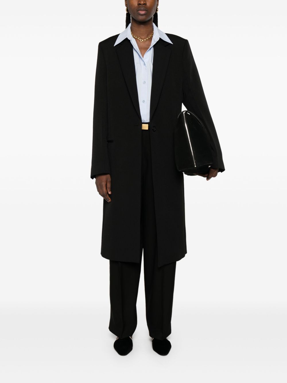 Toteme Pre Coats Black Wool Rws