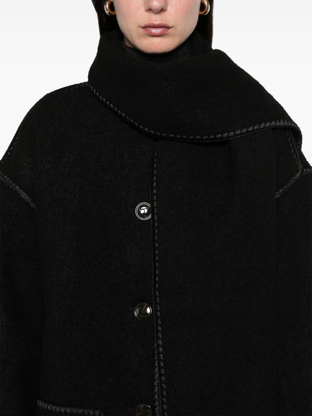 Toteme Pre Jackets Black Wool Rws