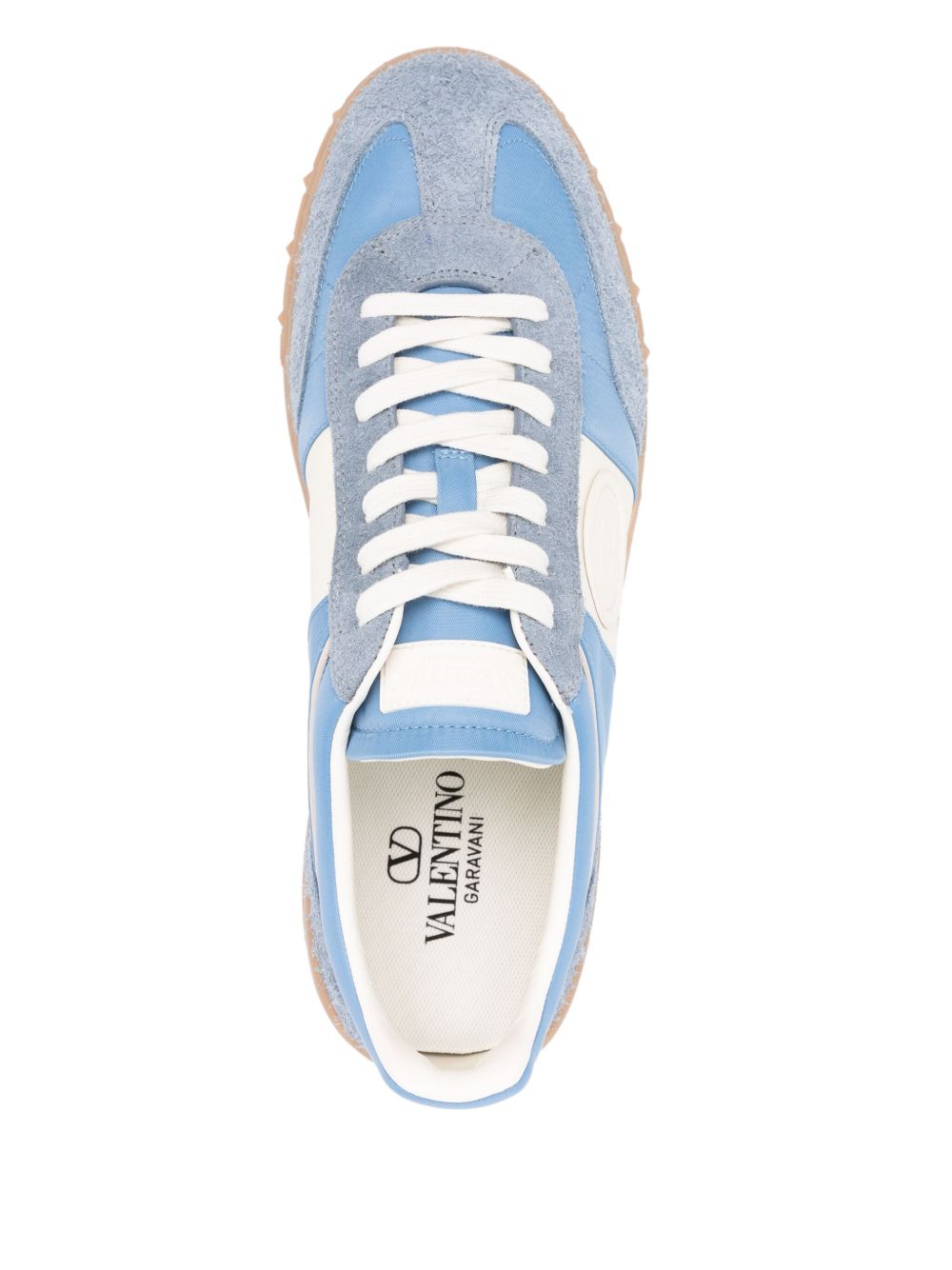 Valentino Garavani Sneakers Clear Blue Outer: Calf Suede