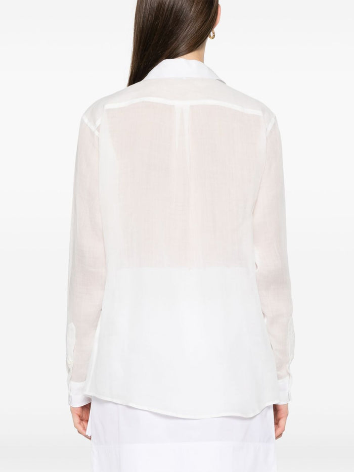 TOTEME PRE Shirts White Ramie