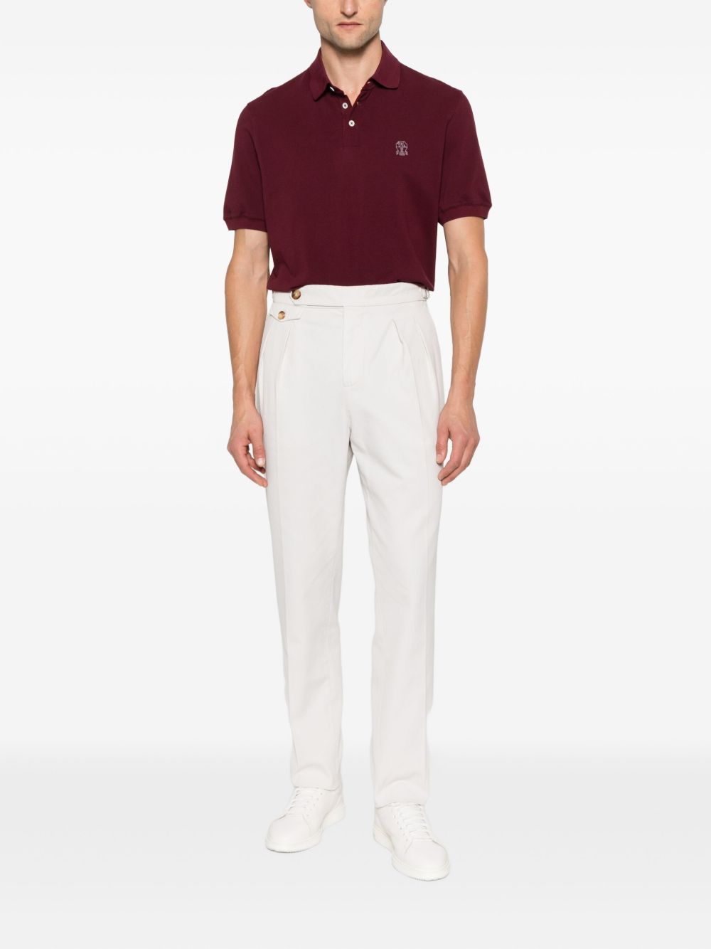 Brunello Cucinelli T-Shirts And Polos Rosso Cotton