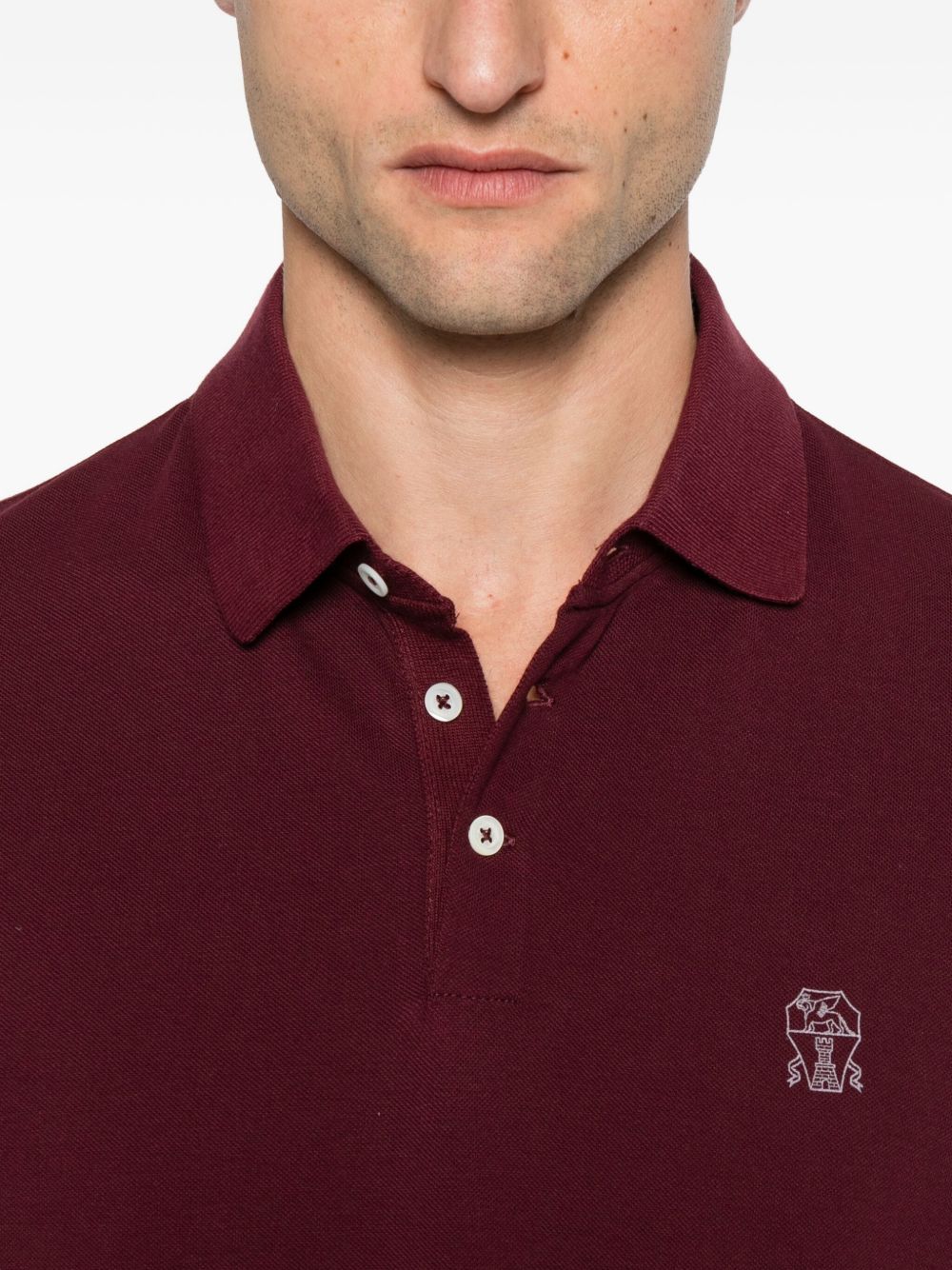 Brunello Cucinelli T-Shirts And Polos Rosso Cotton