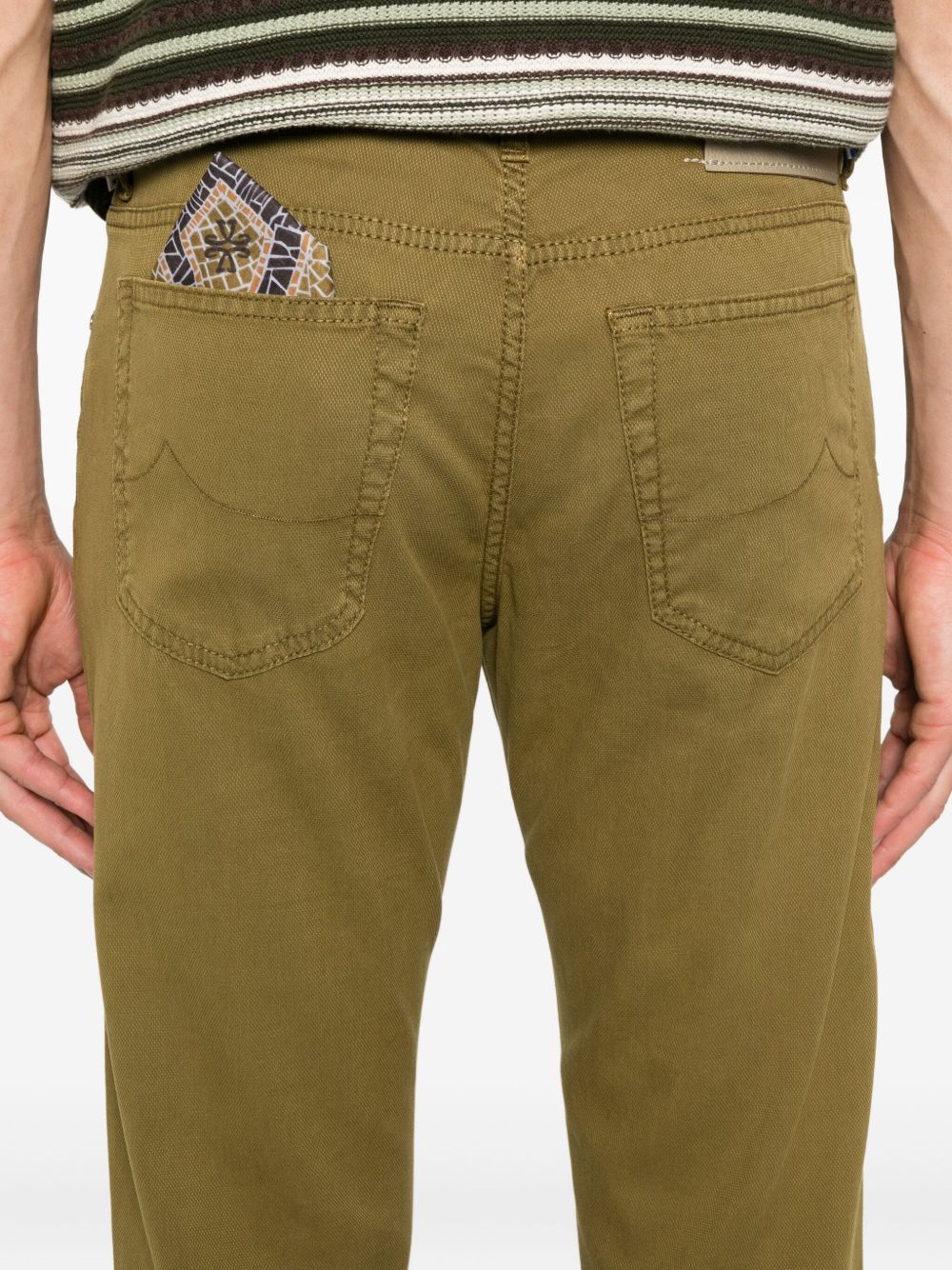 Jacob Cohen Jeans Green Cotton