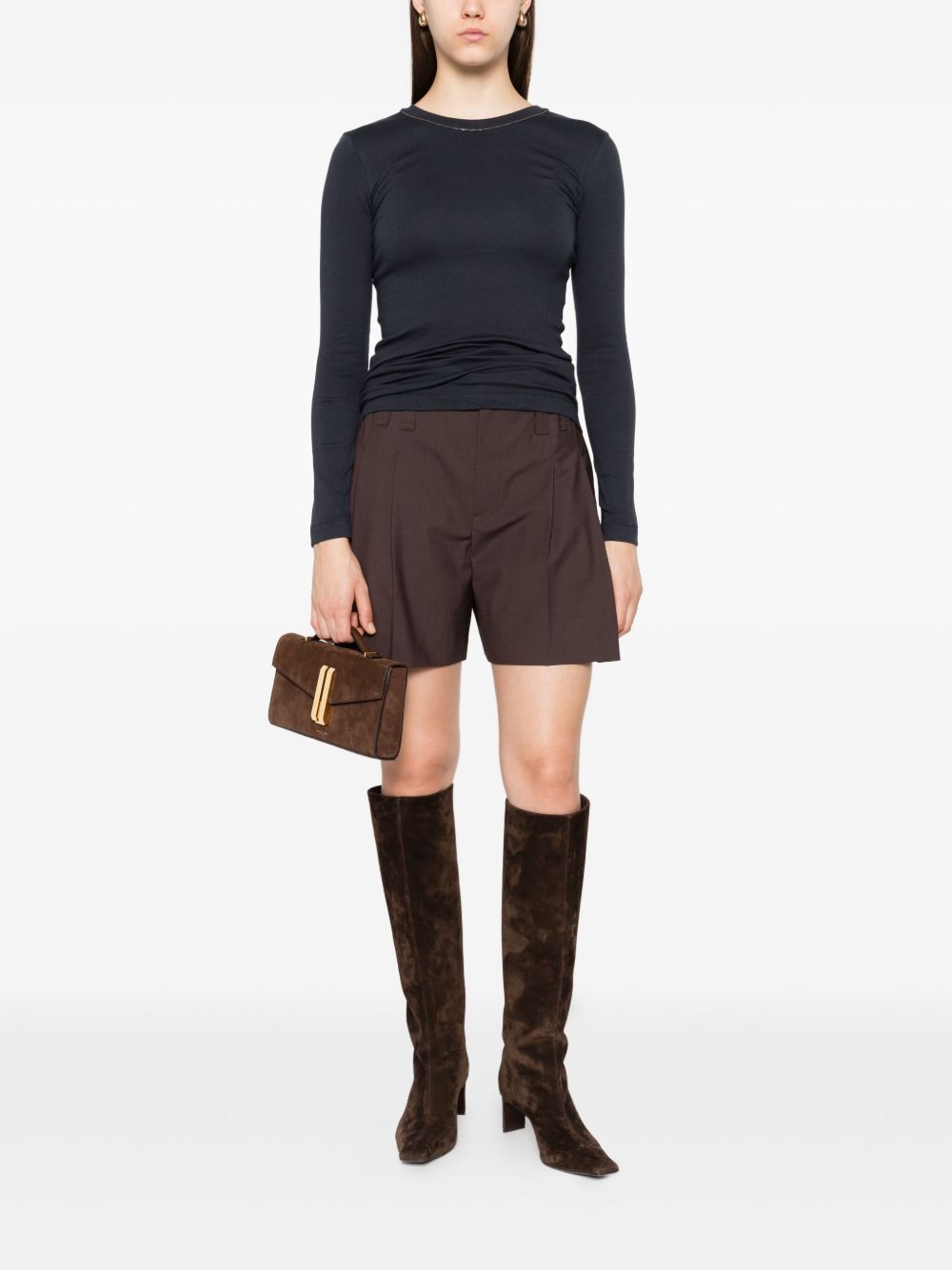 Brunello Cucinelli T-Shirts And Polos Blu Eco Brass