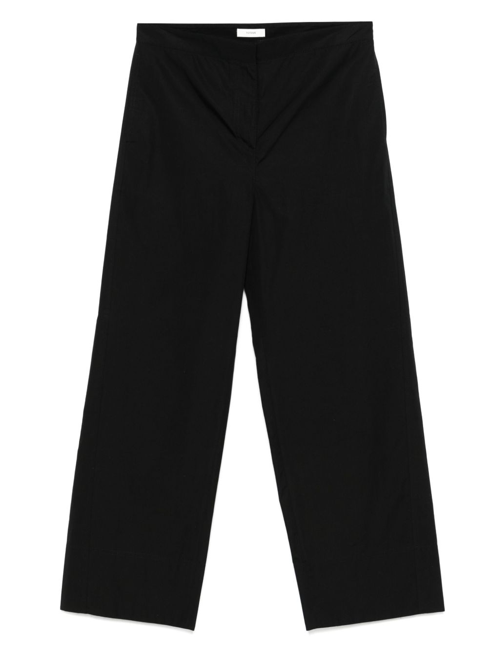 Toteme Pre Trousers Black Cotton Organic