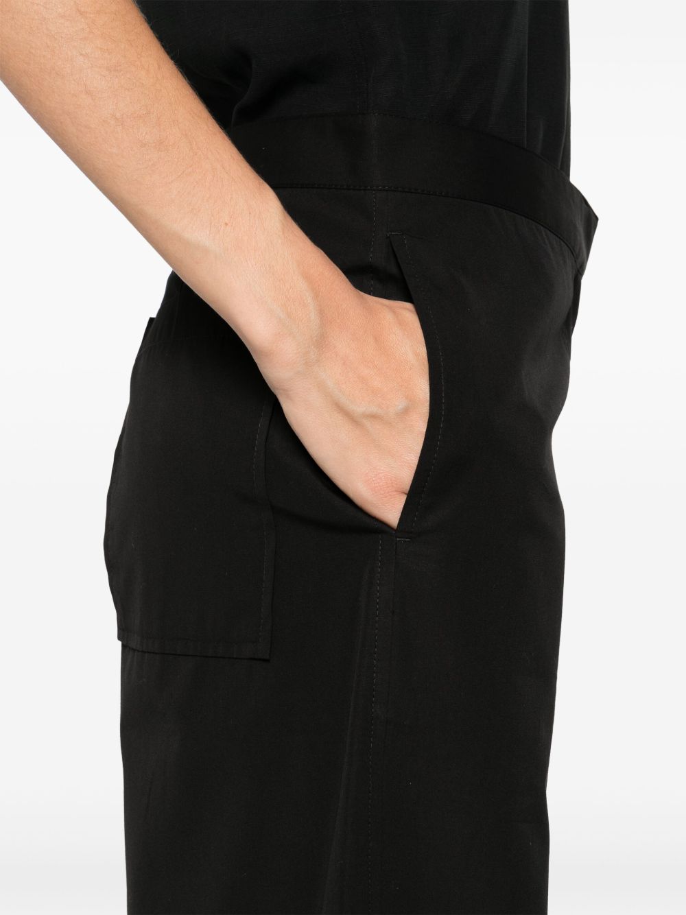 Toteme Pre Trousers Black Cotton Organic