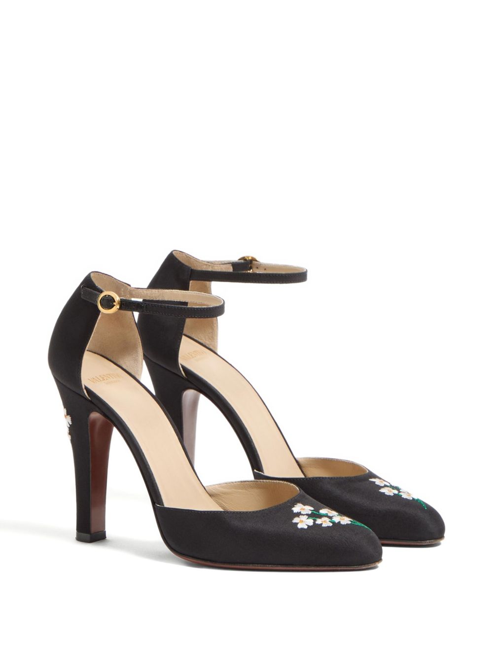 Valentino Garavani With Heel Black Outer: Silk