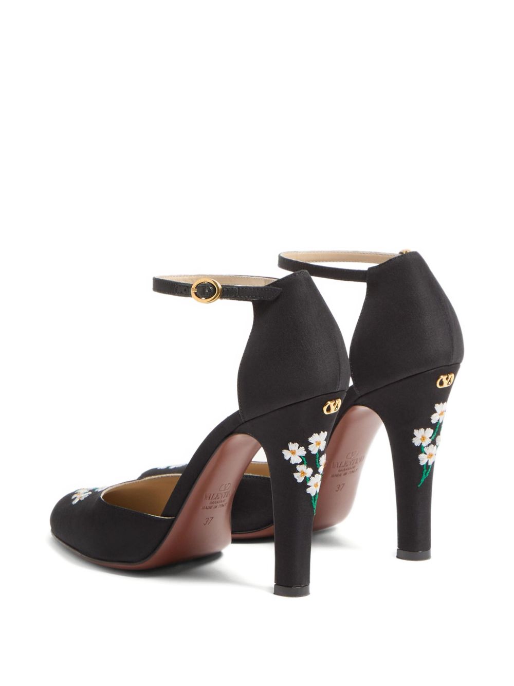 Valentino Garavani With Heel Black Outer: Silk