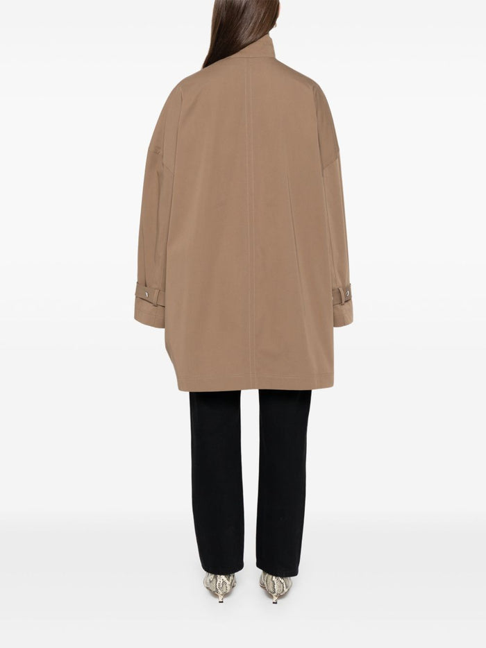 TOTEME PRE Coats Beige Cotton Organic
