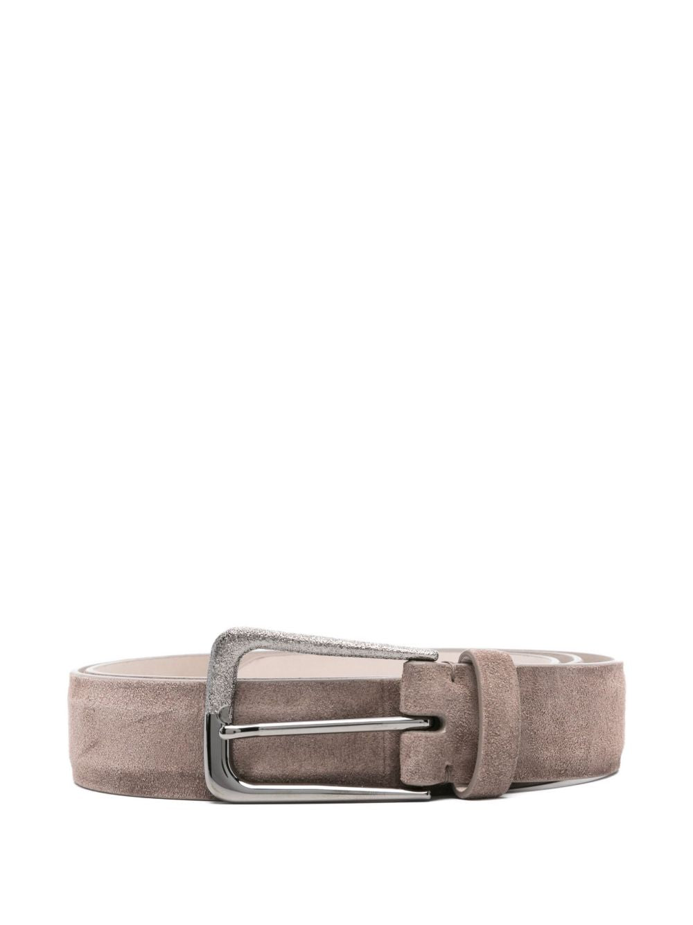 Brunello Cucinelli Belts Beige Calf Suede