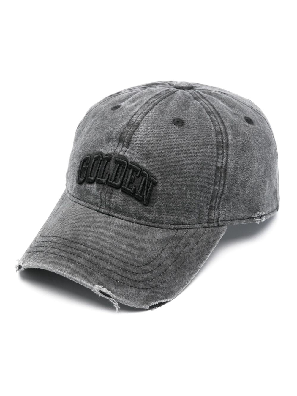 Golden Goose Hats Grey Cotton