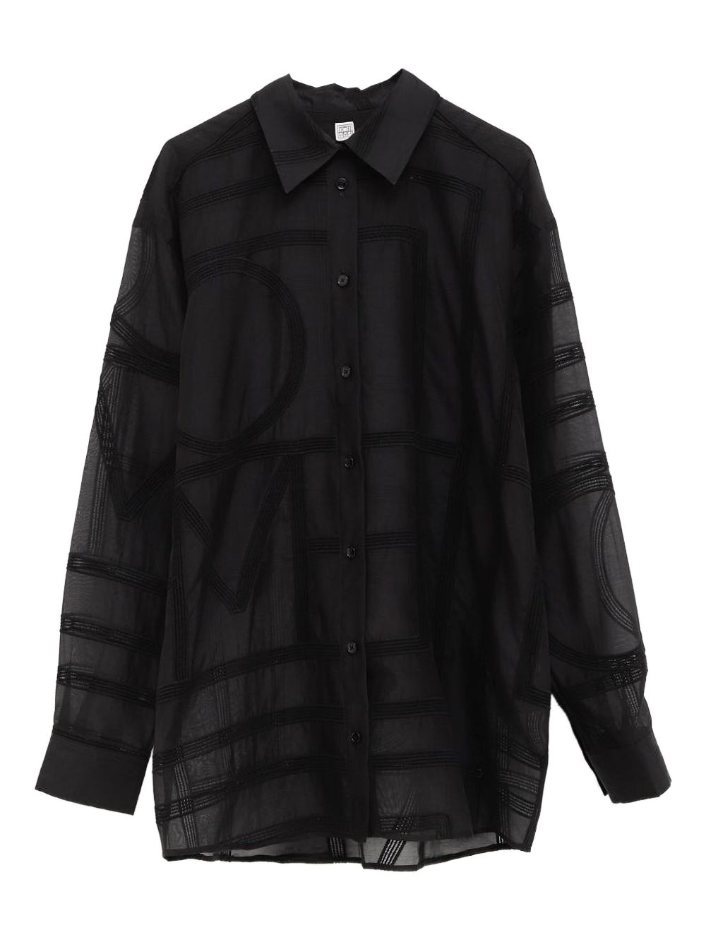 Toteme Pre Shirts Black Cotton Organic