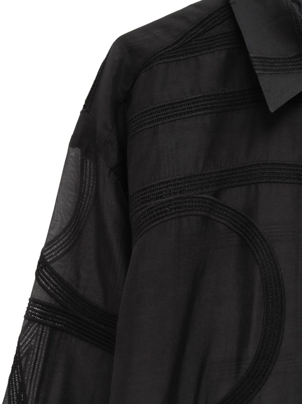 Toteme Pre Shirts Black Cotton Organic