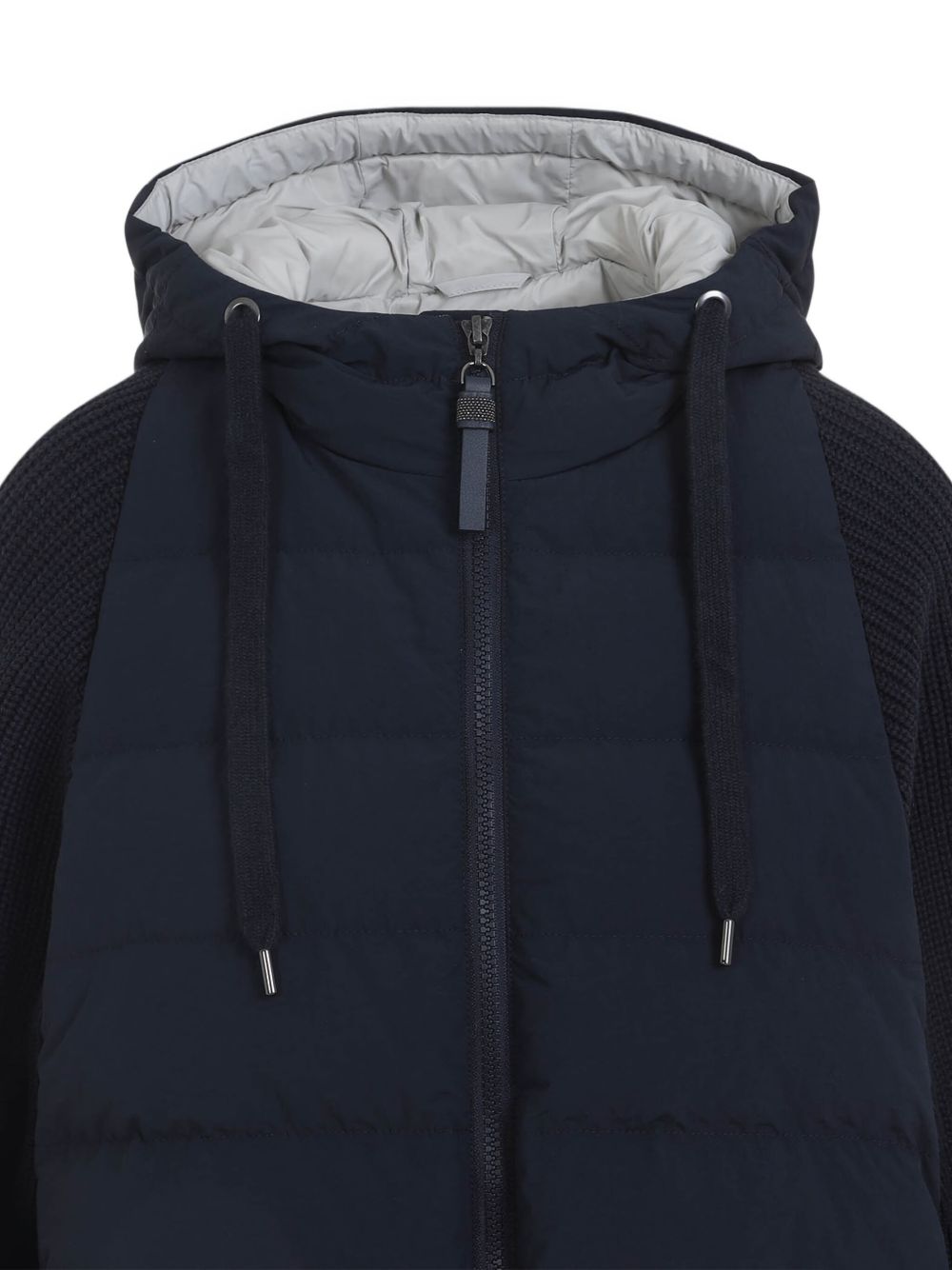 Brunello Cucinelli Coats Blu Polyamide