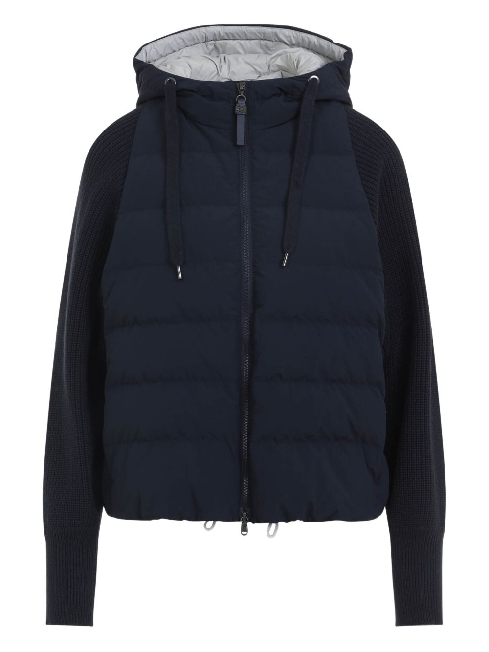 Brunello Cucinelli Coats Blu Polyamide