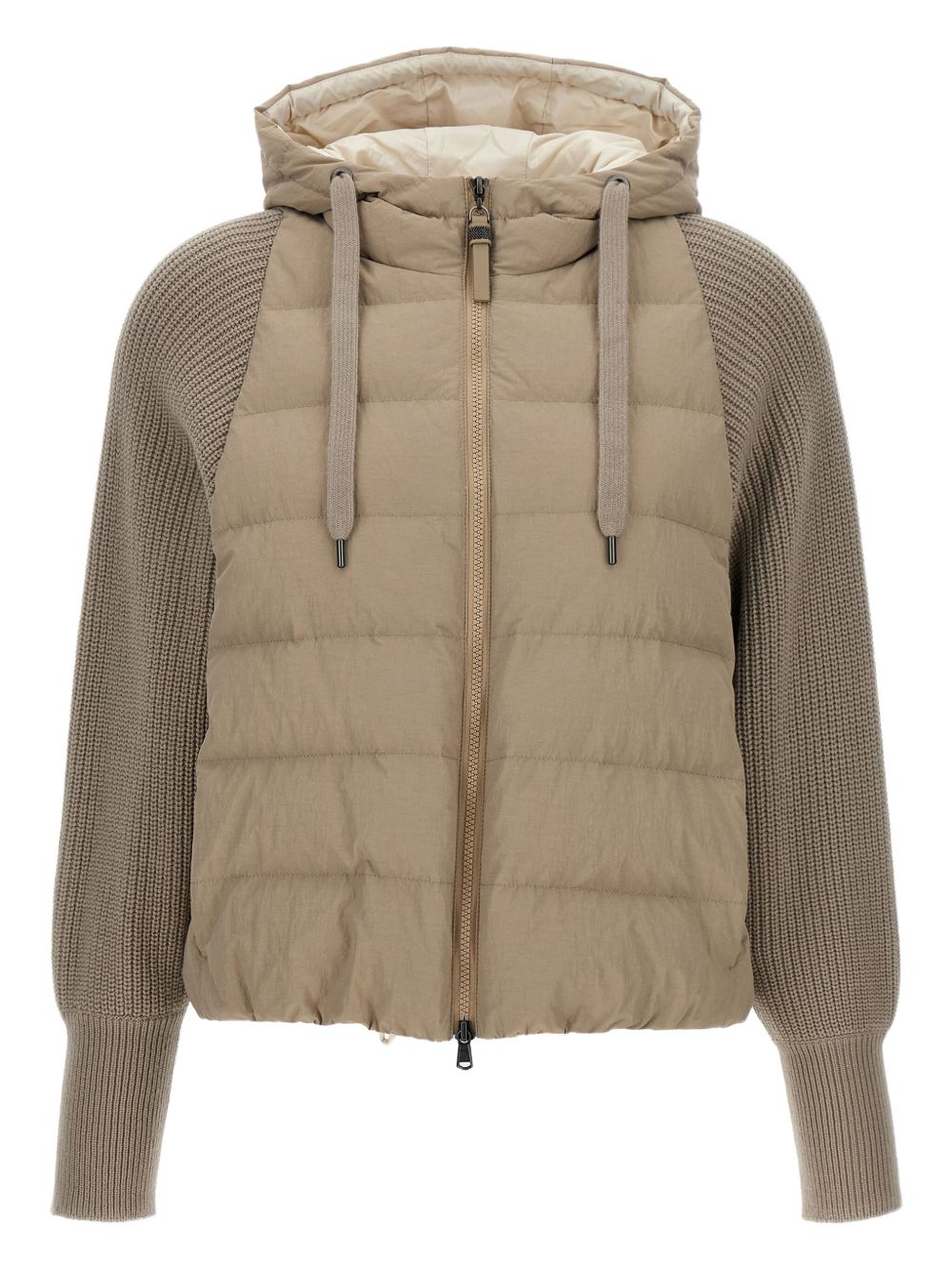 Brunello Cucinelli Coats Beige Polyamide