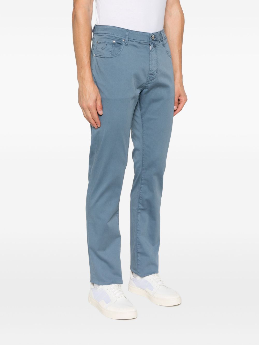 Jacob Cohen Jeans Clear Blue Cotton