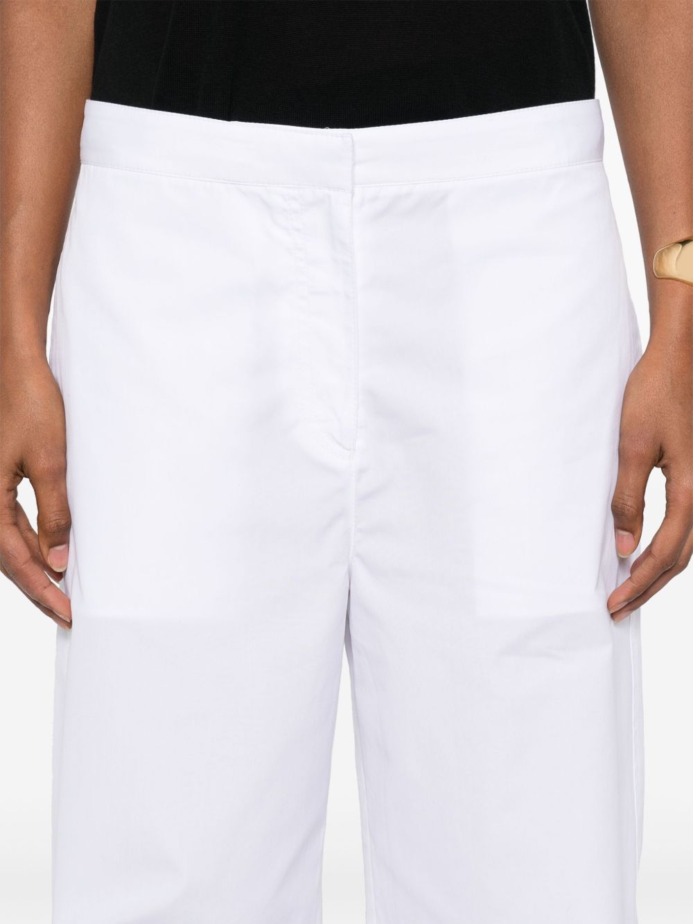 Toteme Pre Trousers White Cotton Organic
