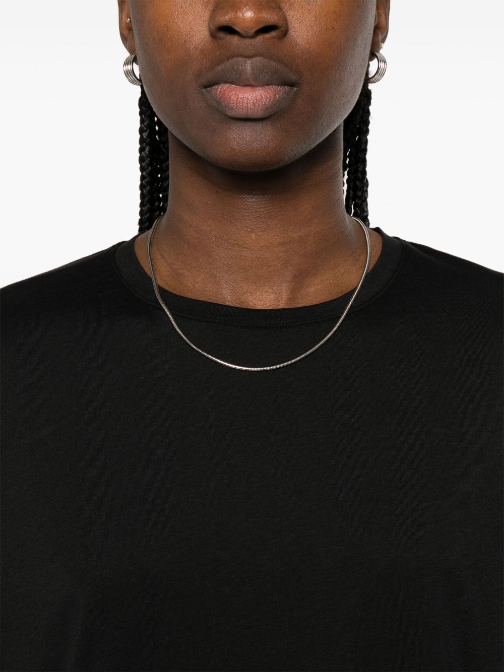 Toteme Pre T-Shirts And Polos Black Lyocell
