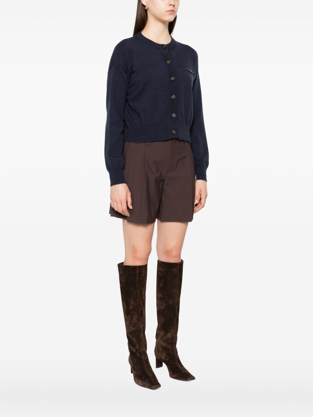 Brunello Cucinelli Sweaters Blu Eco Brass