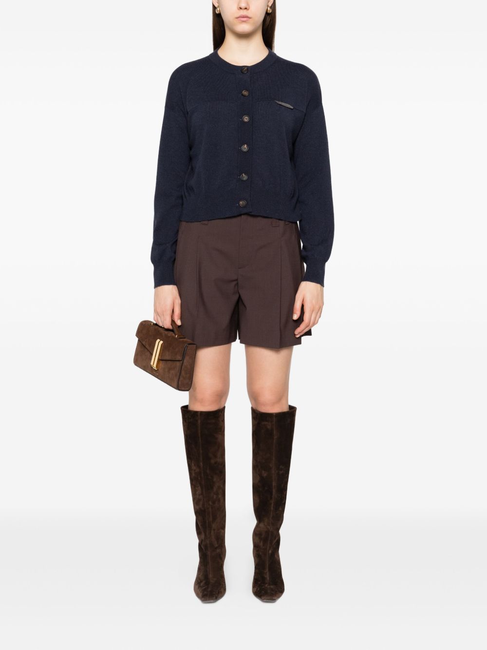 Brunello Cucinelli Sweaters Blu Eco Brass