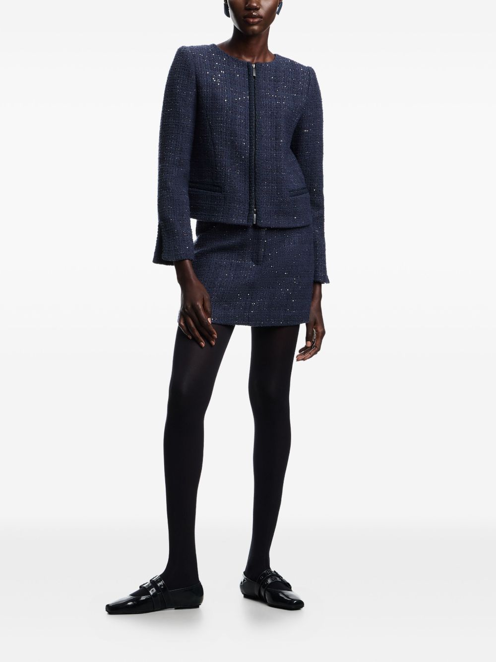 Emporio Armani Skirts Blu Acrylic