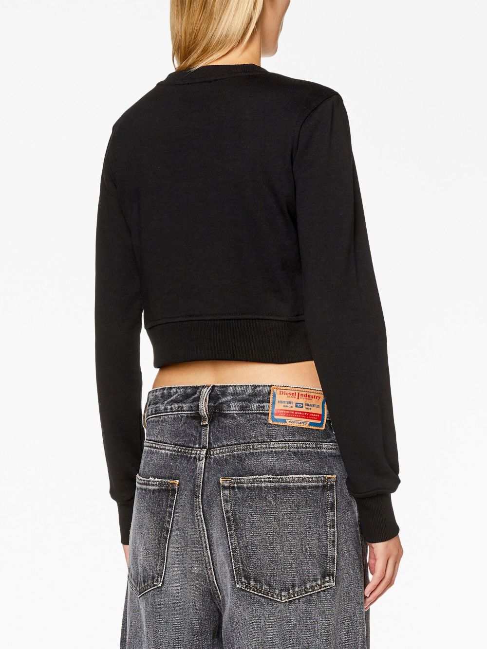 Diesel Sweaters Black Cotone