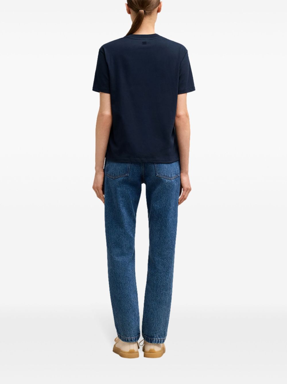 Ami Paris T-Shirts And Polos Blue