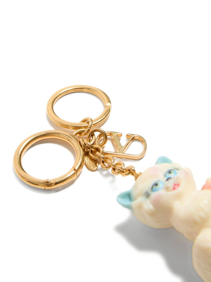 Valentino Garavani Keychains Golden Plastic