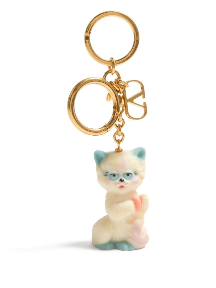 Valentino Garavani Keychains Golden Plastic