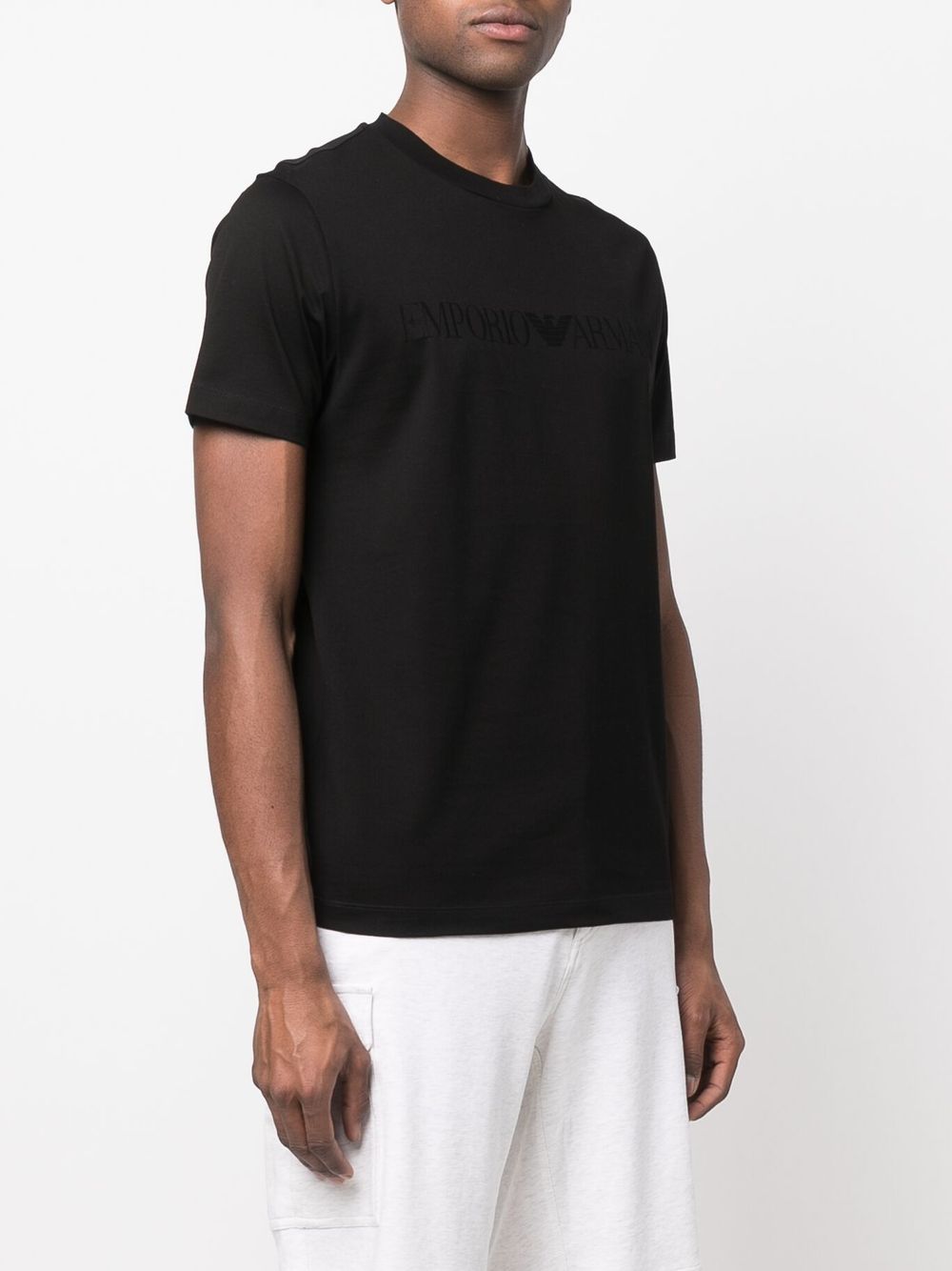 Emporio Armani T-Shirts And Polos Nero Cotton